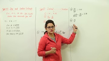 Best Free Lecture l Class 4th | Maths | ICSE | Chapter 3 l DECIMALS l L5