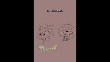who did that to your face? #shorts #fyp #ocs #art #animatic 