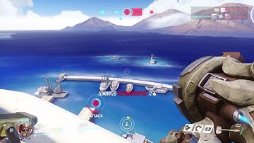 Agressive Reinhardt gets all the environmental kills