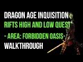 Dragon Age Inquisition Walkthrough Rifts High And Dragon Age Inquisition Walkthrough Rifts High And