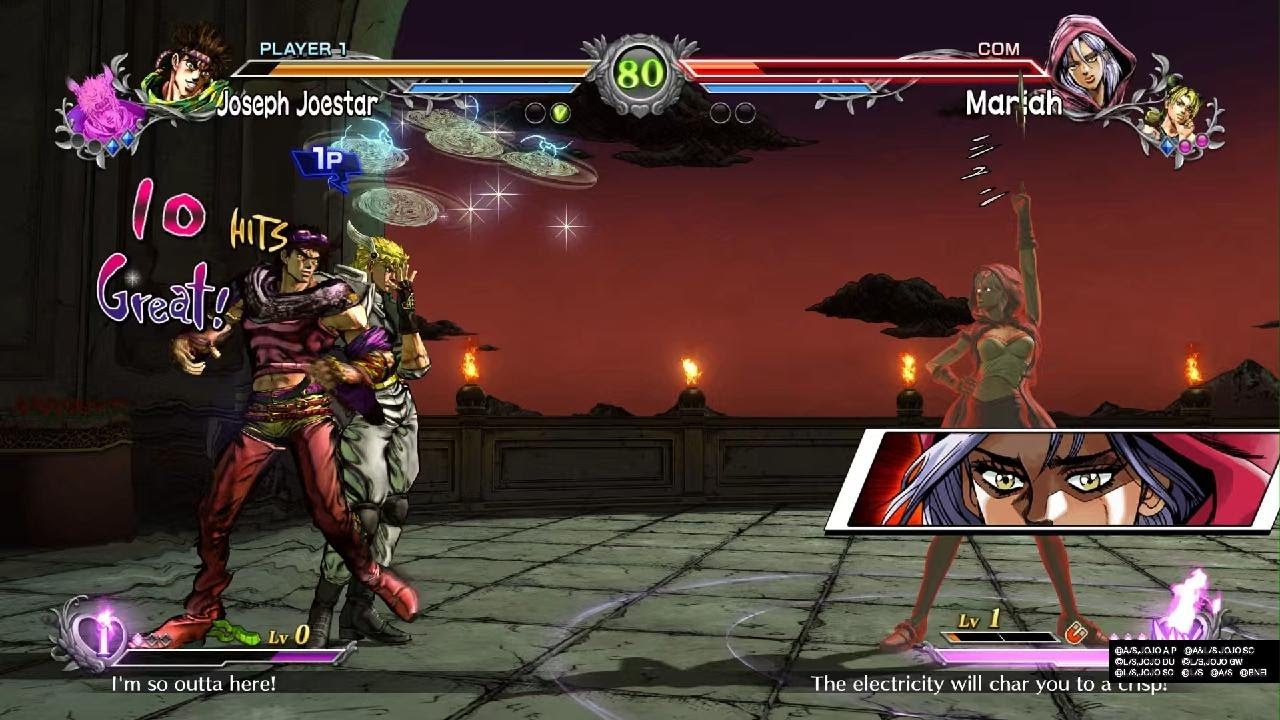 JoJo's Bizarre Adventure: joesph gameplay - YouTube