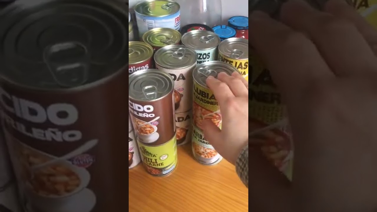 ⭕️ SOBREVIVIR con LATAS del MERCADONA | DESPENSA DE SUPERVIVENCIA