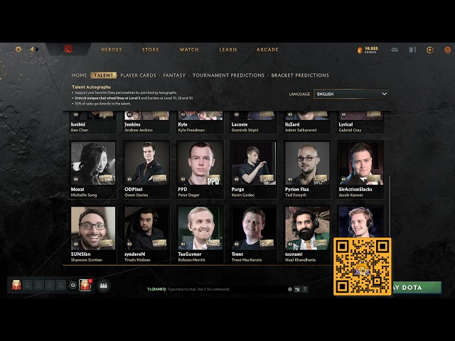 Talent Autographs Chat Wheel | Download The Voice | TI10 | Dota 2 2021 class=