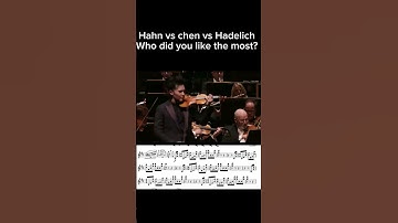 Thumbnail of Hilary hahn vs ray chen vs augustin hadelich tchiakovsky violin concertk #raychen #violin