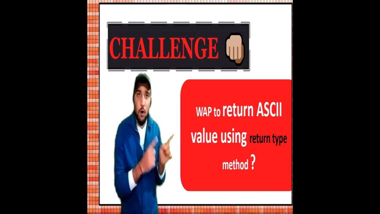 Java program to Print the ASCII value of character | Coding Wallah ...