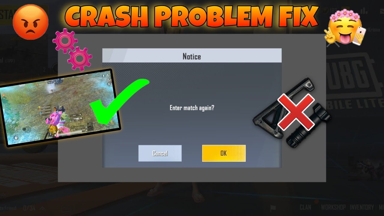 pubg mobile lite crash problem fix | pubg lite crash problem solved ...