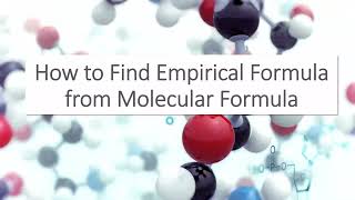 How to Find Empirical Formula from Molecular Formula by The Complete Guide to Everything 2,433 views 8 months ago 1 minute, 43 seconds