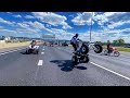 Taking Our DIRTBIKES and QUADS On The HIGHWAY!! | Alabama RideOut..COPS NOT HAPPY...