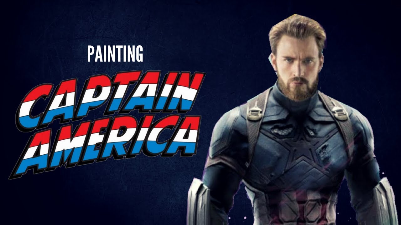 Painting CAPTAIN AMERICA