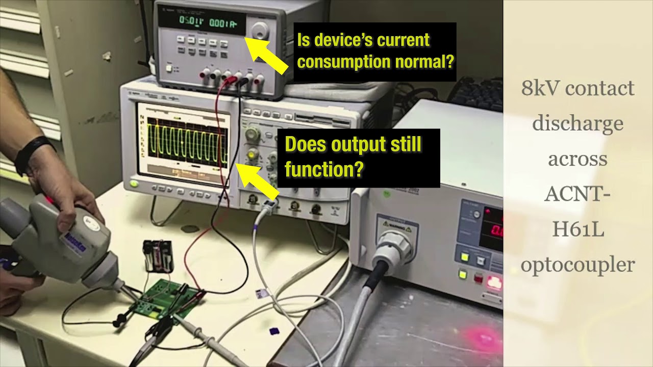 ESD Immunity Performance for Galvanic Isolation Products - YouTube
