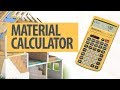 Best material calculator | You need this