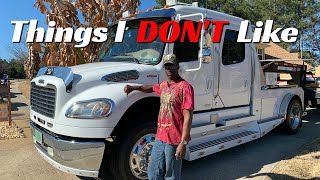 Things I DON'T Like About My Freightliner Sportchassis | #freightliner #hotshottrucking