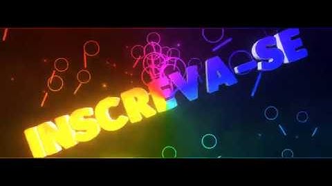 Minha nova intro para final de video