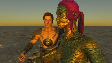 Human Base + Barbarian | Replacing Textures with Brand New Textures!