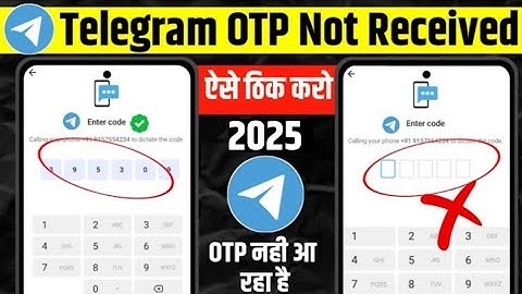 Telegram OTP Not Received | Telegram OTP Problem | telegram otp sent to other device | telegram otp