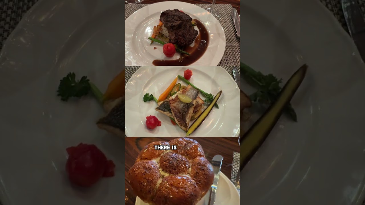 Is Royal Caribbean's $100 dinner actually worth it? 🚢 #cruise #foodie #royalcaribbean