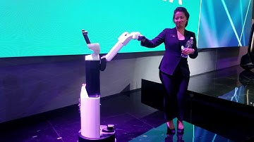 Toyota HSR demo - CES 2018 - Human Support Robot - personal home robot - mobile manipulator partner