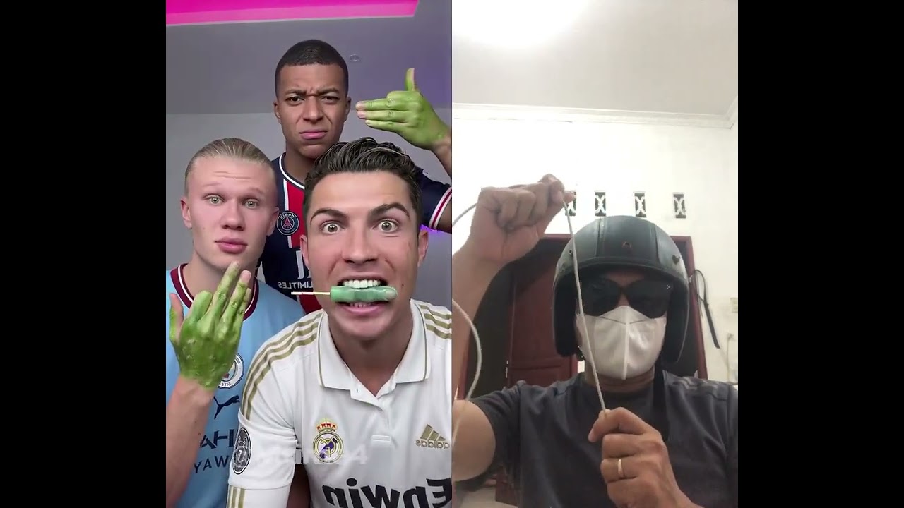 Games Ronaldo vs Haaland !! #football #mbappe #haaland #funny