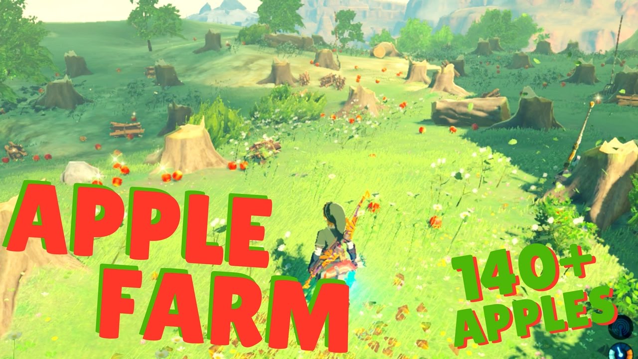 Apple Farm Location Zelda BOTW (140+ Apples!) 