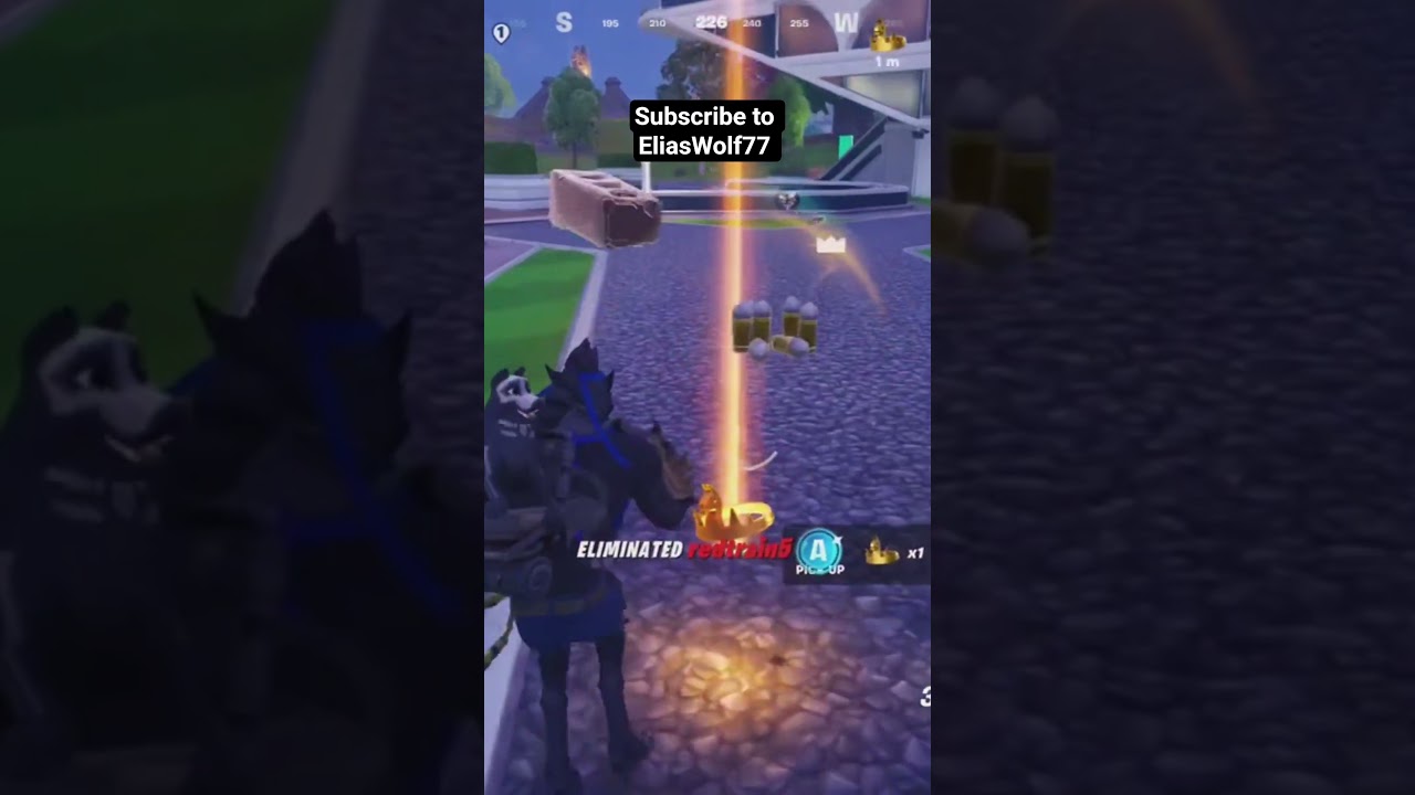 Dire Werewolf skin killing the Beast in Fortnite