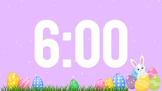 Easter 6 Minute Timer | Classroom Timer | Bunny Timer | Spring Countdown | Easter Egg Countdown