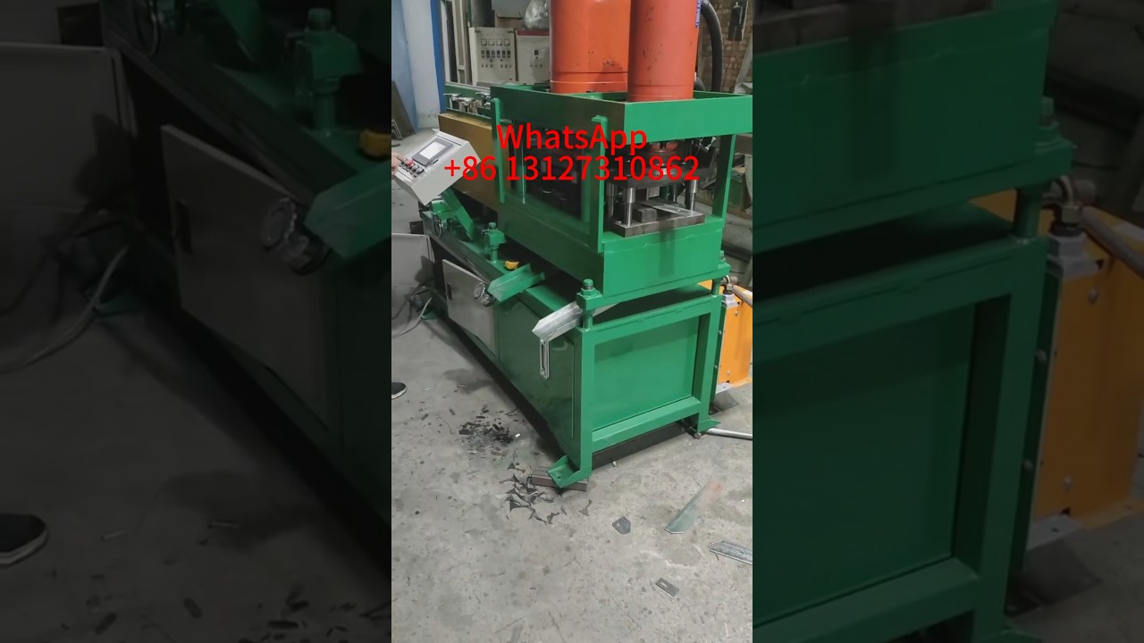 Steel grating machine