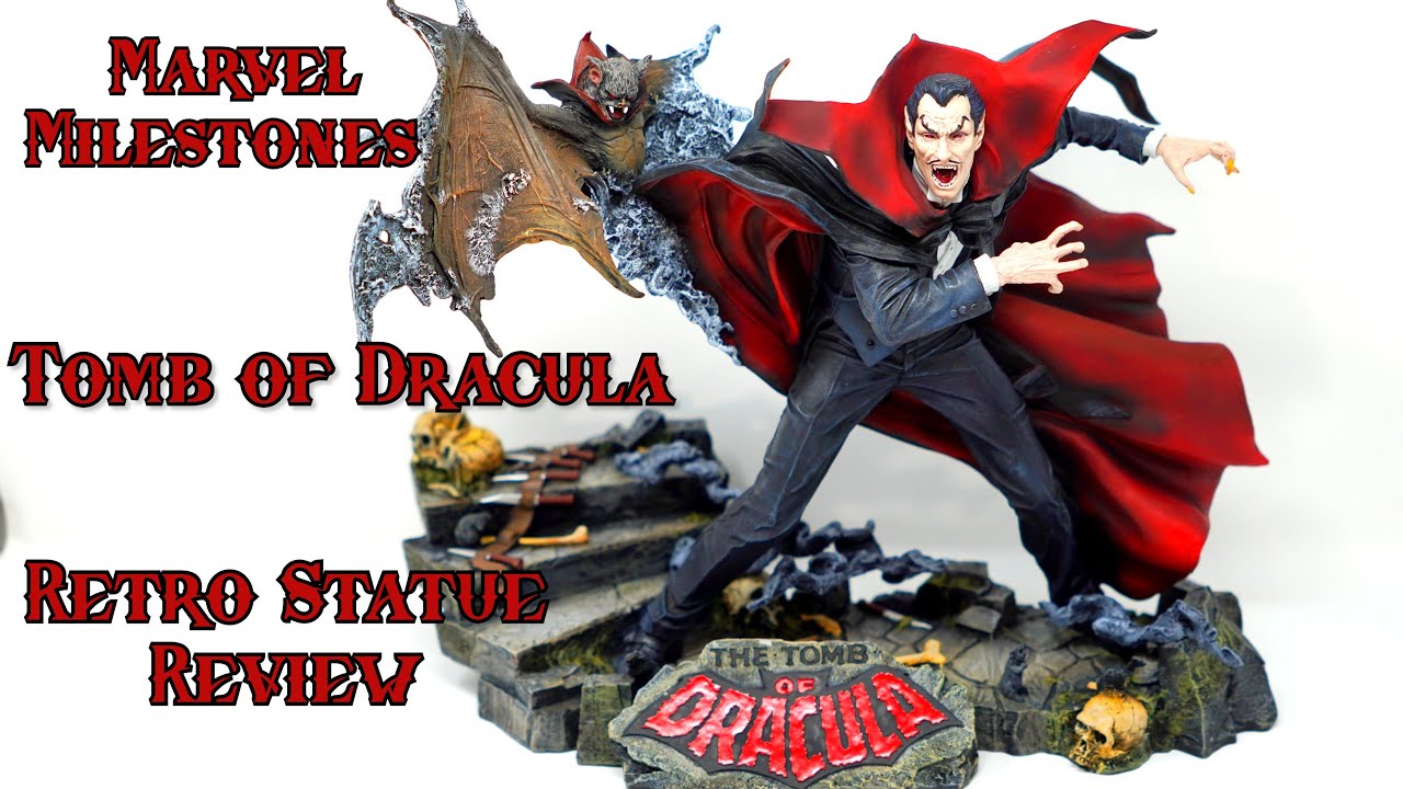 Marvel Milestones Tomb of Dracula Statue Review YouTube
