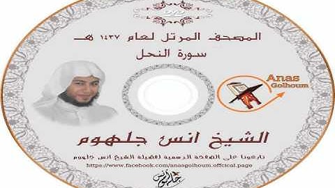 سورة النحل _ المصحف المرتل للشيخ انس جلهوم(016)