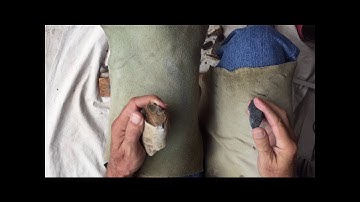 finished point from raw pedernales nodule 1st of 7 vids