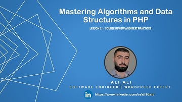 Mastering Algorithms and Data Structures in PHP - Course Review and Best Practices 7-1