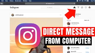 How to Direct Message on Instagram from Computer