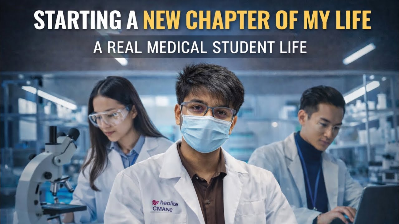  "Starting a New Chapter of My Life ✨| A Real Medical Student Life | Cinematic Vlog