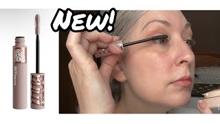 Mascara Monday! Maybelline Body mascara review first impression over 40 makeup 