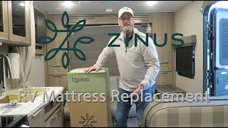 RV Mattress Replacement  Zinus 8 Inch GelInfused Green Tea Memory Foam Mattress