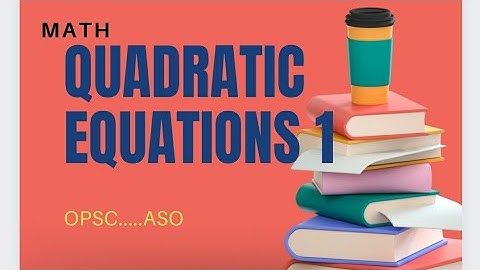 OPSC ASO MATH ... Quadratic equation 👍👍