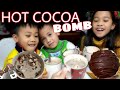 Yummy hot cocoa bomb perfect for the holidays l super easy to make for sure your kids will love it