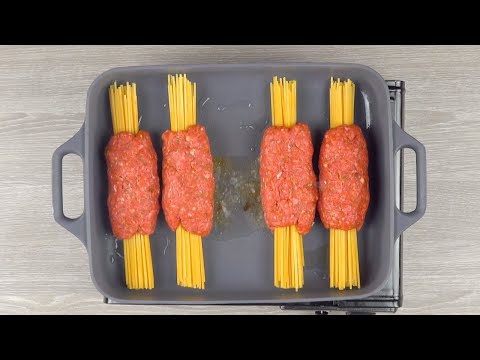 Video: Hackfleisch-Spaghetti-Auflauf - Ein Schritt-für-Schritt-Rezept Mit Einem Foto