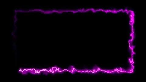 PINK ELECTRIC NEON FRAME | Endless Loop Overly | Glowing Electric Waves | Neon Border |Neon Template