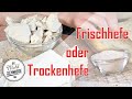 WARUM hat ein HEFEWÜRFEL immer 42g? FRISCHHEFE vs. TROCKENHEFE? Gibt es Unterschiede der HEFEARTEN?