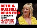 Beth and Russell&#39;s unseen moment at the Reunion | Married at First Sight 2021