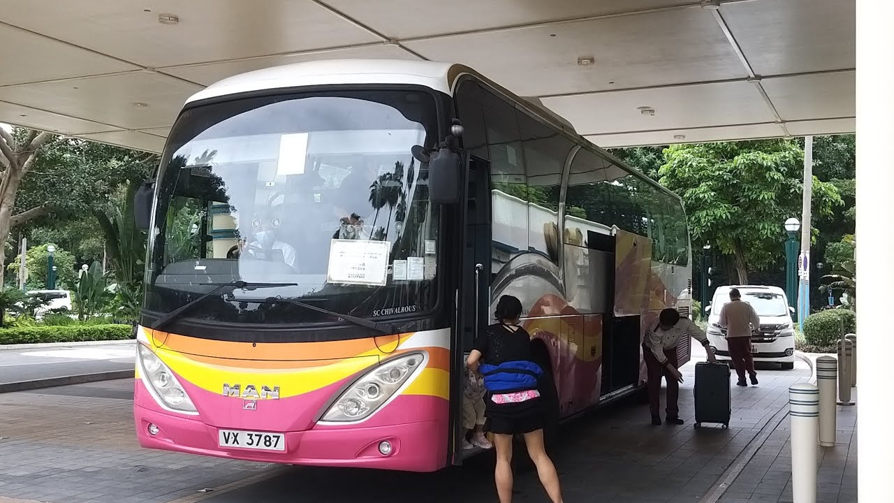 [Hong Kong Coach]冠忠MAN RR2 VX3787@酒店線 好萊塢酒店→迪士尼樂園 - YouTube