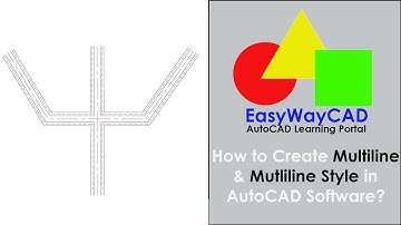 Draw Multiline ,Create & Modify Multiline Style in AutoCAD Software.