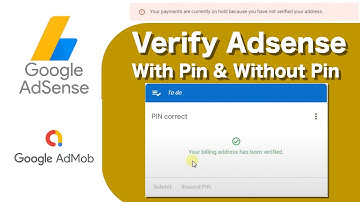 Verify Google Adsense and Admob Account address with Pin and Without Pin 2021