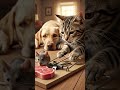 Bruh… this cat set a trap 😼 to catch its prey, you won't believe what happens next!