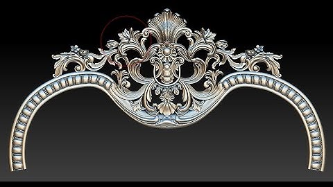 Zbrush ornament model