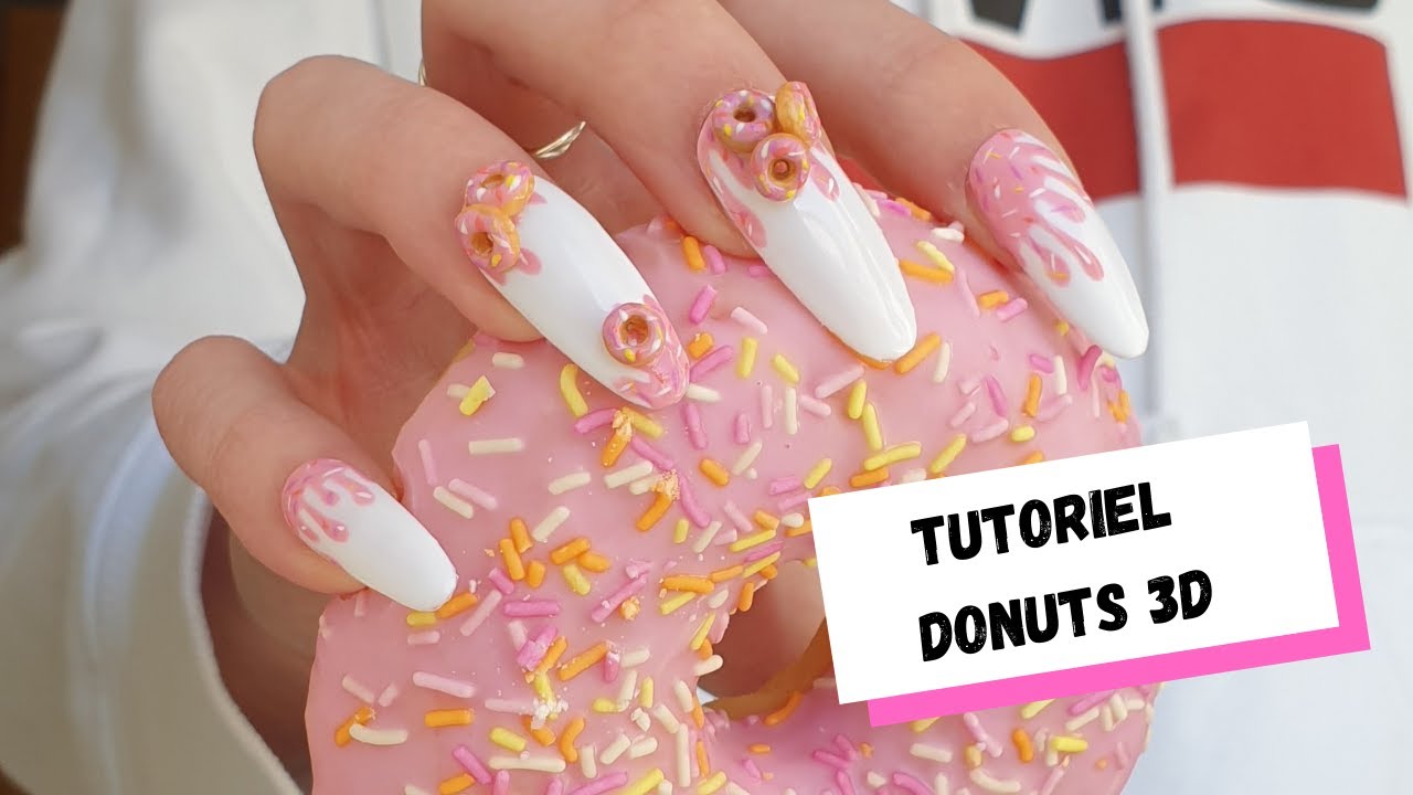 Tuto : nail art donuts 3D 🍩