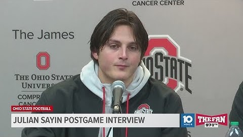 Julian Sayin postgame interview | Ohio State vs. Michigan