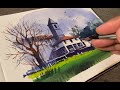 Simple Watercolor Sketch | Urban Space