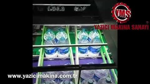 YÜKSEK KAPASİTELİ OVERLAP SİSTEM TAM OTOMATİK SHRİNK AMBALAJ MAKİNASI- (5-8-10 LİTRE İÇİN)