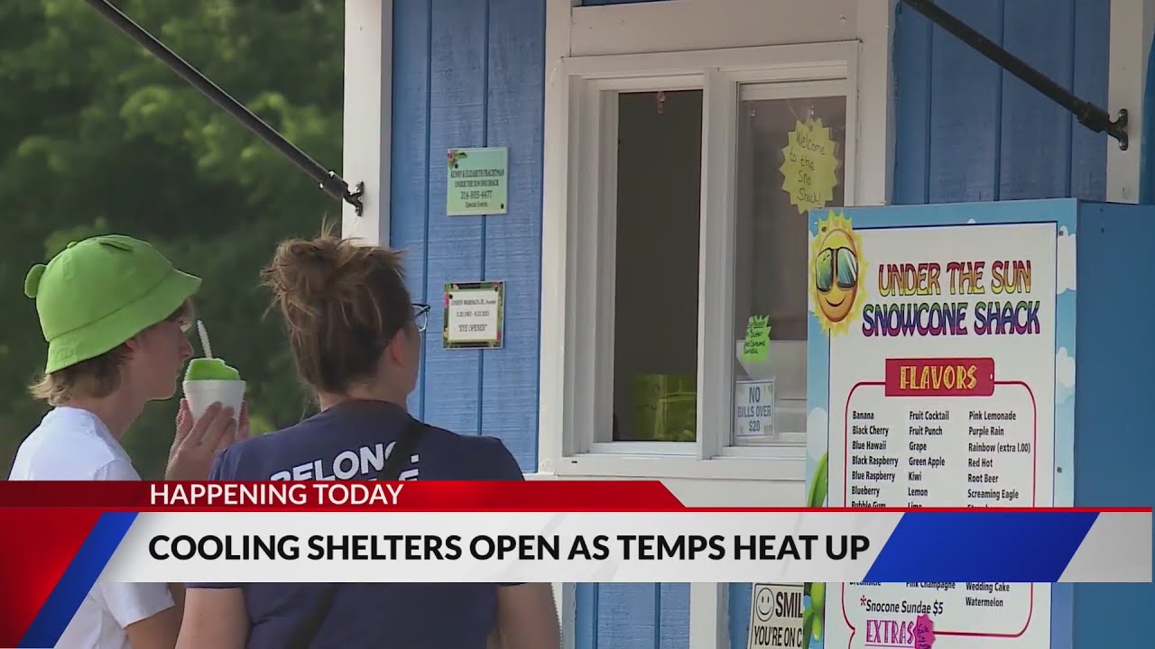 Cooling centers opening again as high temperatures return - YouTube